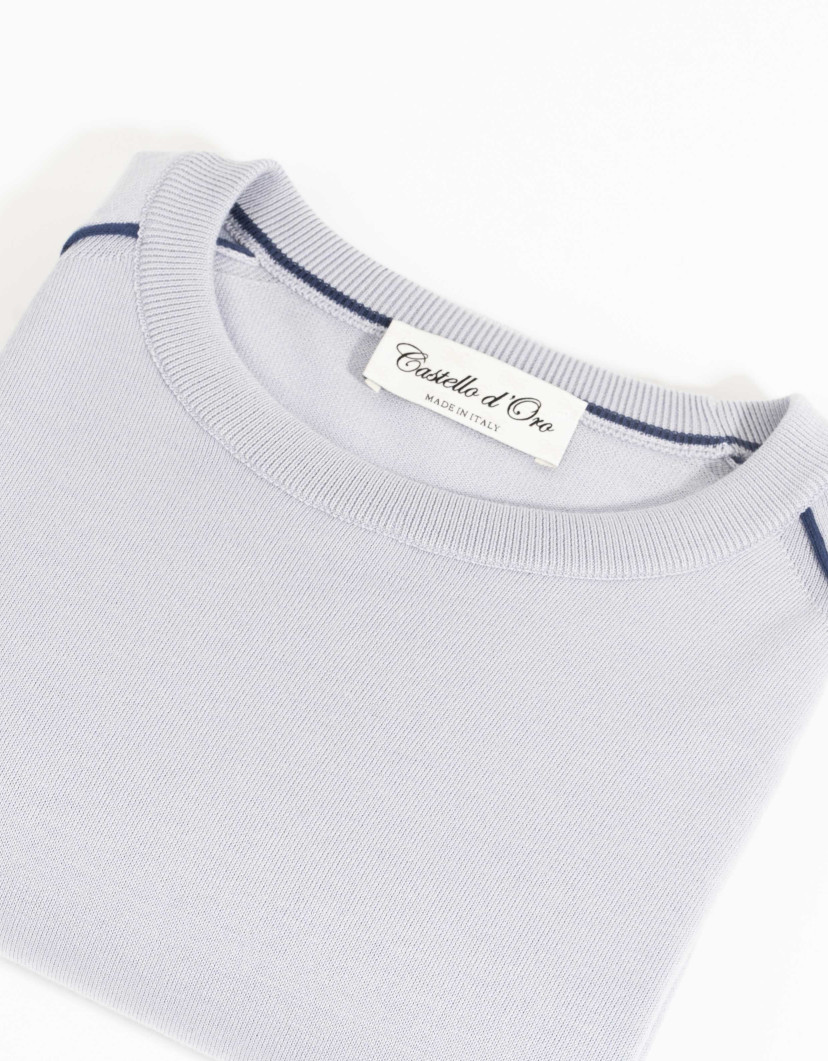 Castello d'Oro Light Blue T-shirt 100% Cotton Regular Fit image